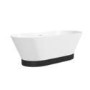 Freestanding Double Ended Bath 1700 x 720mm - Nero