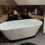 Freestanding Double Ended Bath 1700 x 720mm - Nero