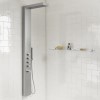 Chrome Thermostatic Shower Tower with Pencil Hand Shower - Provo