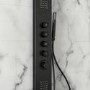 GRADE A1 - Black Thermostatic Shower Tower Panel - Provo