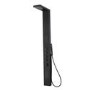 GRADE A1 - Black Thermostatic Shower Tower Panel - Provo