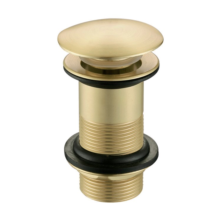 ONLY OPENED - Arissa Brushed Brass Unslotted Basin Waste