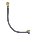 BeBa_26876 Brushed Brass Easy Clean Click Clack Bath Waste with Overflow - Arissa