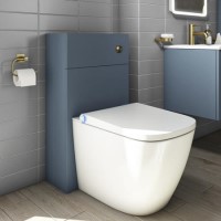 GRADE A1 - Back to Wall Smart Bidet Toilet Square - Purificare