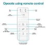 GRADE A1 - Back to Wall Smart Bidet Toilet Square - Purificare