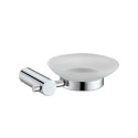 BeBa_26979 Slim Glass Soap Dish Holder - Warren