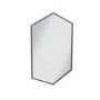GRADE A1 - Hexagon Grey Bathroom Mirror - 500 x 750mm - Hexa