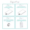 Rectangular LED Bathroom Mirror Battery Operated- 500 x 700mm - Lynx