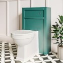 BeBa_27044 500mm Green Back to Wall Toilet Unit Only - Avebury