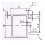 GRADE A1 - Universal Extension Profile for Sliding Hinged and Pentagonal Door Matt Black