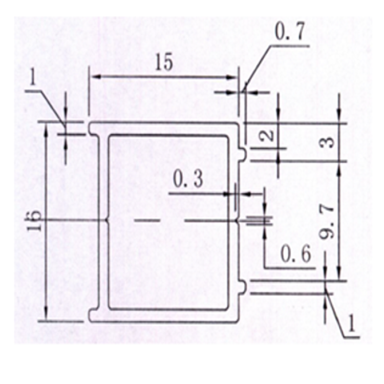 GRADE A1 - Universal Extension Profile for Sliding Hinged and Pentagonal Door Matt Black