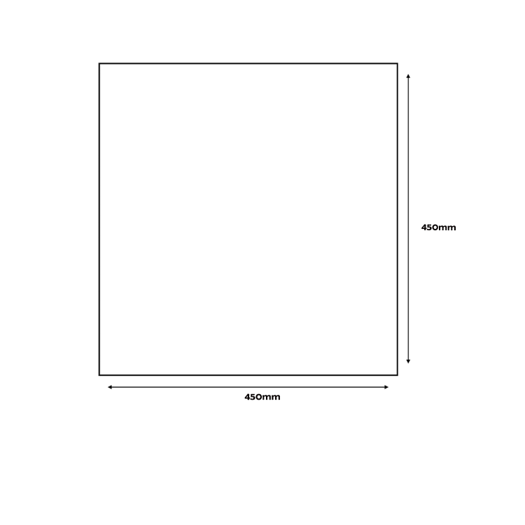 GRADE A1 - 450x 450mm Carlisle Light Grey Floor Tile