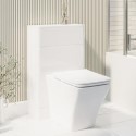 BeBa_27434 500mm White Back to Wall Toilet Unit Only - Pendle