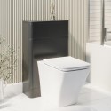 BeBa_27436 500mm Dark Grey Back to Wall Toilet Unit Only - Pendle