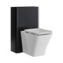 500mm Dark Grey Back to Wall Toilet Unit Only - Pendle