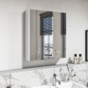 BeBa_27440 Double Door White Mirrored Bathroom Cabinet 600 x 650mm - Pendle