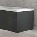 BeBa_27449 800mm Dark Grey End Bath Panel - Pendle