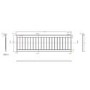 GRADE A1 - 1700mm Holt Tongue and Groove Front Bath Panel