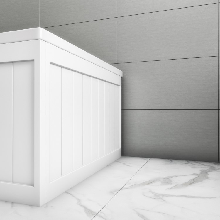 GRADE A1 - 700mm Holt Tongue and Groove End Bath Panel