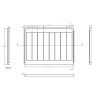 GRADE A1 - 700mm Holt Tongue and Groove End Bath Panel