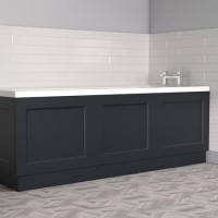 GRADE A1 - Ashbourne 1700mm Bath Panel - Anthracite