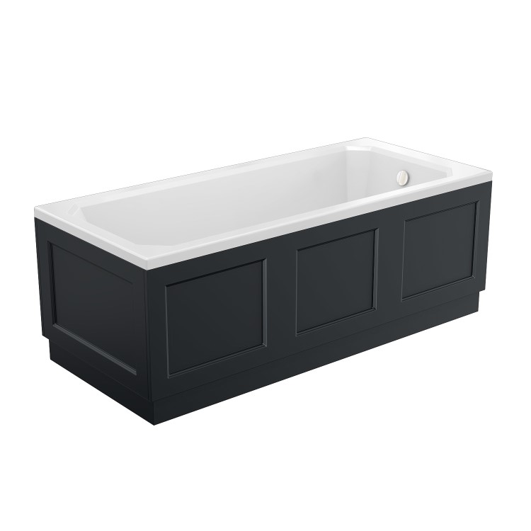 GRADE A1 - Ashbourne 1700mm Bath Panel - Anthracite