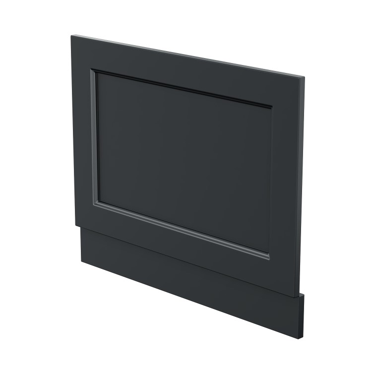 GRADE A1 - Ashbourne Wooden 700mm End Bath Panel - Anthracite