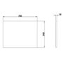 GRADE A1 - 700mm Wooden Light Grey L Shape End Bath Panel - Pendle