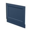 GRADE A1 - Ashbourne 800mm Wooden End Bath Panel - Indigo Blue