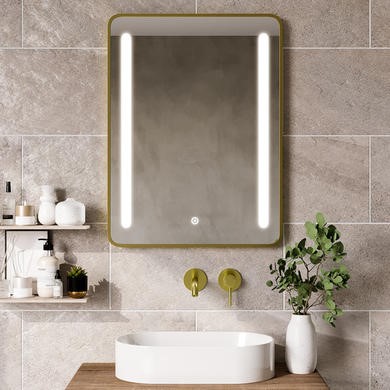 ELEGANT 600 x 600mm Round Led Bathroom Mirror with Bluetooth LED Smart  Mirrors Backlit Illuminated Circular Mirror