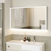 Triple Door Chrome Bathroom Mirror Cabinet with Lights Bluetooth Speaker & Demister 1200 x 700mm - Ursa