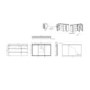 Triple Door Chrome Mirrored Bathroom Cabinet with Lights Bluetooth Speaker & Demister 1200 x 700mm - Ursa
