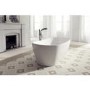 GRADE A1 - Freestanding Double Ended Solid Surface Bath 1700 x 750mm - Parma