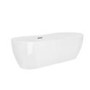 GRADE A1 - Freestanding Double Ended Solid Surface Bath 1700 x 750mm - Parma