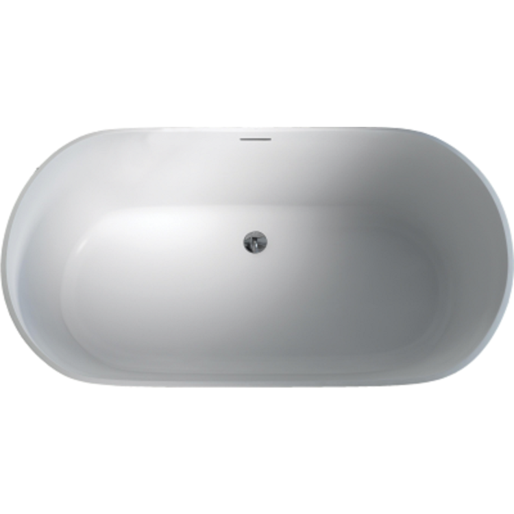 GRADE A1 - Freestanding Double Ended Solid Surface Bath 1700 x 750mm - Parma