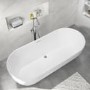 Freestanding Double Ended Solid Surface Bath 1800 x 800mm - Parma