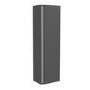 GRADE A1 - Grey Wall Mounted Tall Bathroom Cabinet 400mm - Roxbi