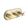 GRADE A1 - Camden Concealed Thermostatic Shower Valve 2 Outlet - Brushed Brass