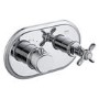 GRADE A1 - Chrome Concealed Thermostatic Shower Valve 1 Outlet - Camden