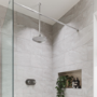 GRADE A1 - Chrome Concealed Thermostatic Shower Valve 1 Outlet - Camden