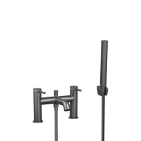 GRADE A1 - Gunmetal Bath Shower Mixer Tap - Axel 
