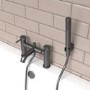 GRADE A1 - Gunmetal Bath Shower Mixer Tap - Axel 
