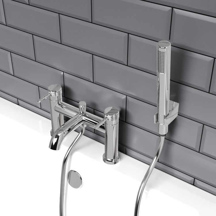 Chrome Bath Shower Mixer Tap - Axel