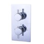 GRADE A1 - Axel Concealed Shower Valve - 2 Outlet - Chrome