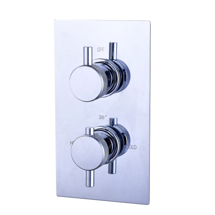 GRADE A1 - Axel Concealed Shower Valve - 2 Outlet - Chrome