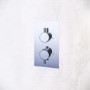 GRADE A1 - Axel Concealed Shower Valve - 2 Outlet - Chrome