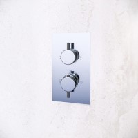 GRADE A1 - Axel Concealed Shower Valve - 2 Outlet - Chrome