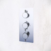 GRADE A1 - Axel Concealed Shower Valve - 3 Outlet- Chrome
