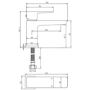 GRADE A1 - Cloakroom Basin Mixer - Zana Range Matt Black