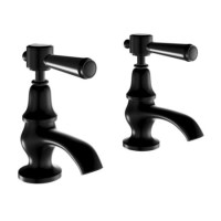 Black Basin Pillar Taps - Helston Black Basin Pillar Taps - Helston